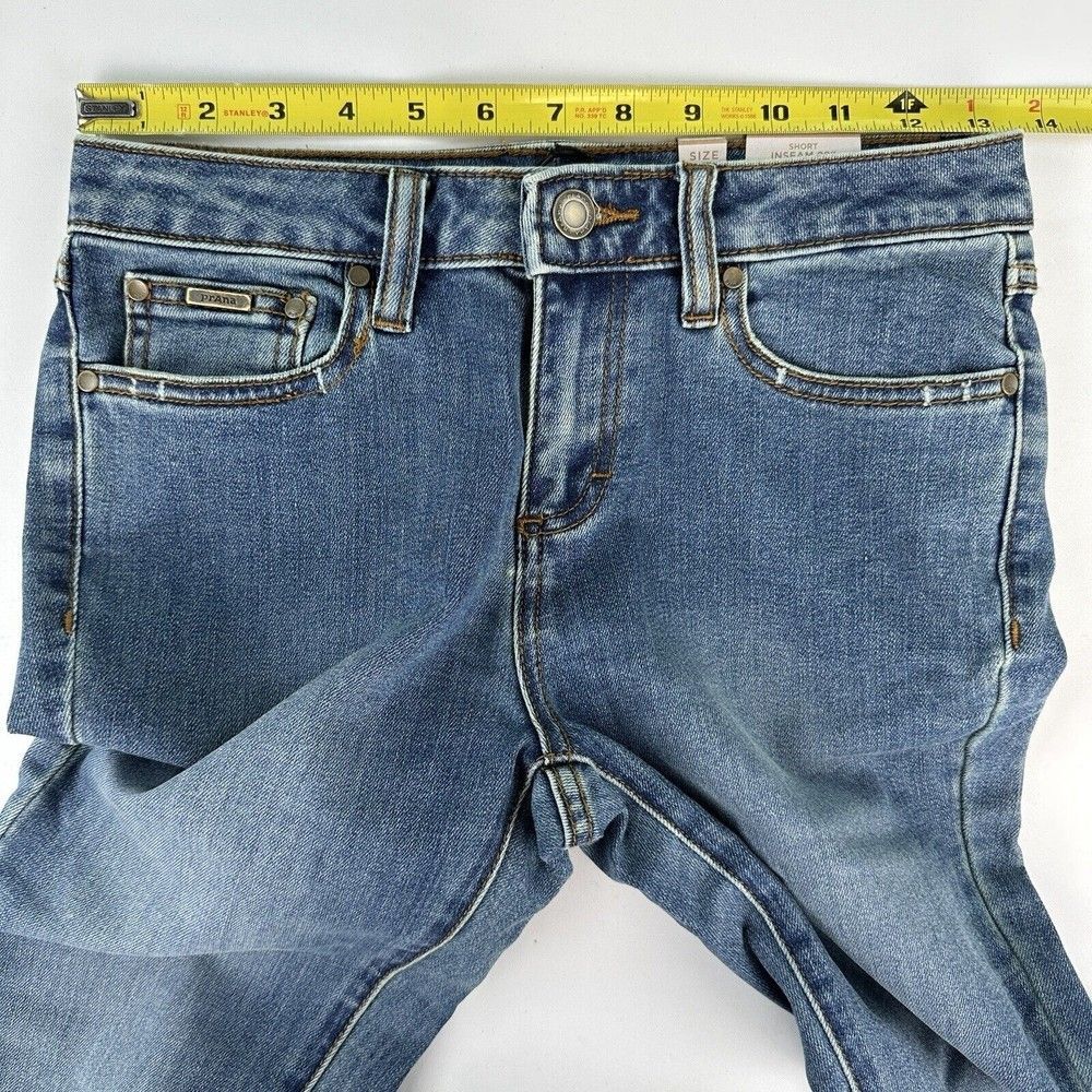 prAna Sienna Jean Skinny Stretch Denim Womens Size 2/26 Short Athleisure Outdoor - Picture 9 of 12